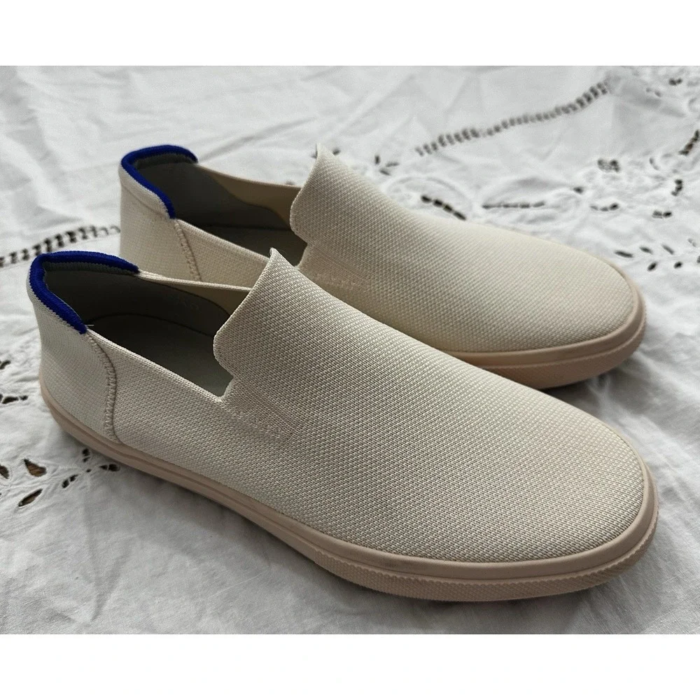 Rothy's City Slip On Sneaker Women's 10 Or Men's 8.5 UNISEX-Pinkish White - Picture 2 of 7